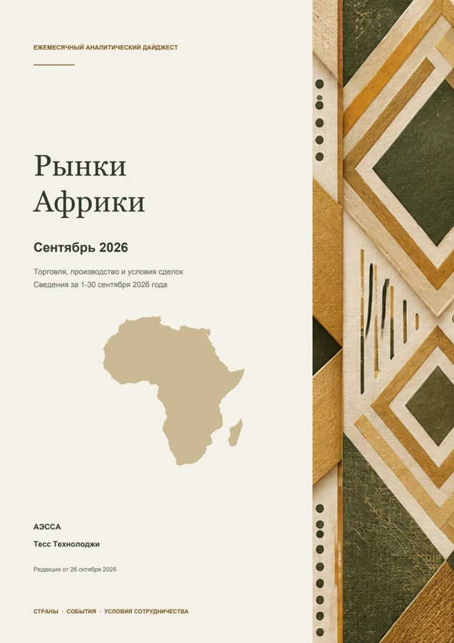Cover of African Markets, September 2026